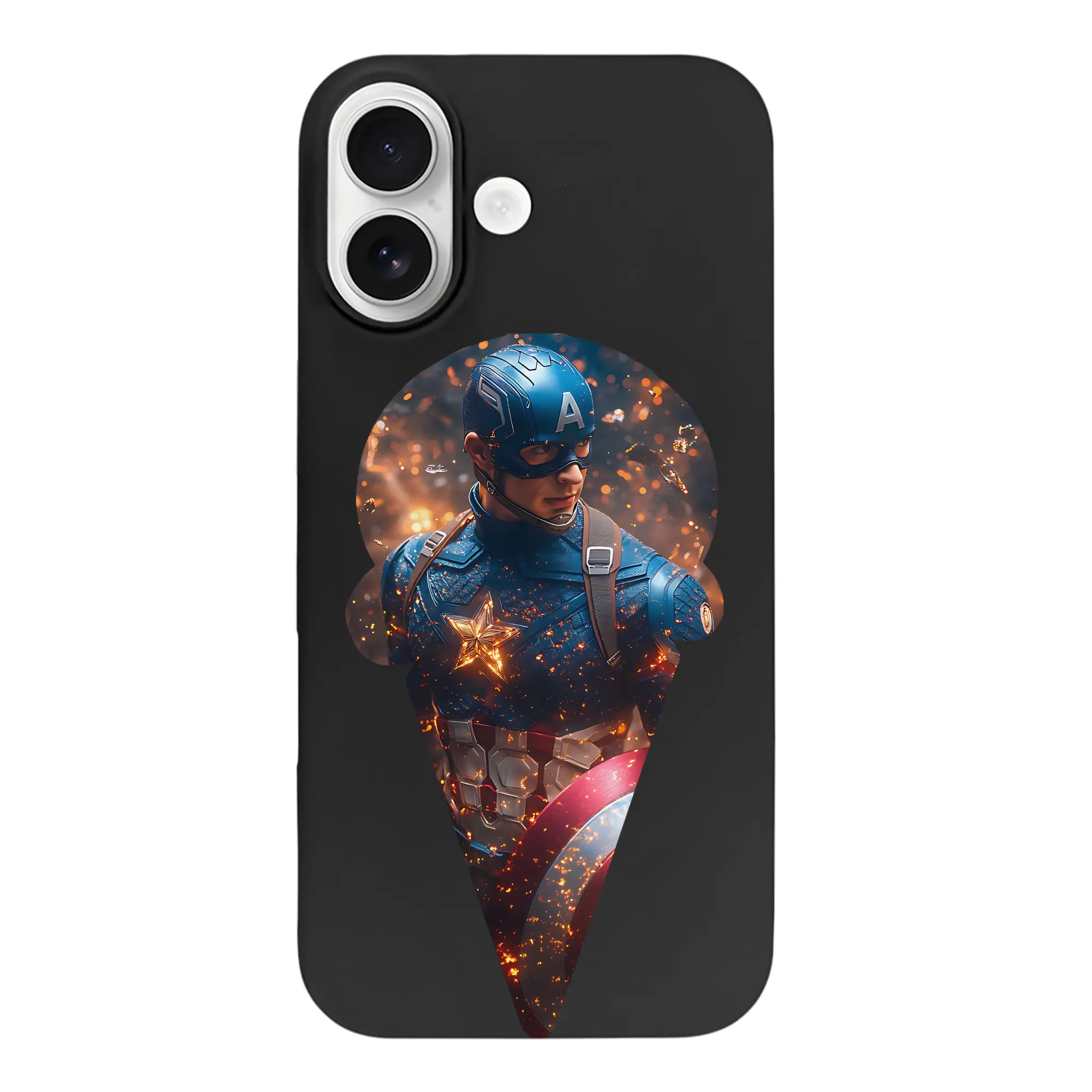 アベンジャーズ (Avenjāzu) グッズ キャプテン・アメリカ（Captain America） - iPhone 17 シリーズ シリコンケース 薄型 耐衝撃 指紋防止 ソフトタッチカバー 精密フィット 傷防止 保護ケース iPhone 17/17 Air/17 Pro/17 Pro Max 対応